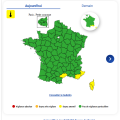 Retour en vigilance jaune pour les départements méditerranéens et gestion des incendies