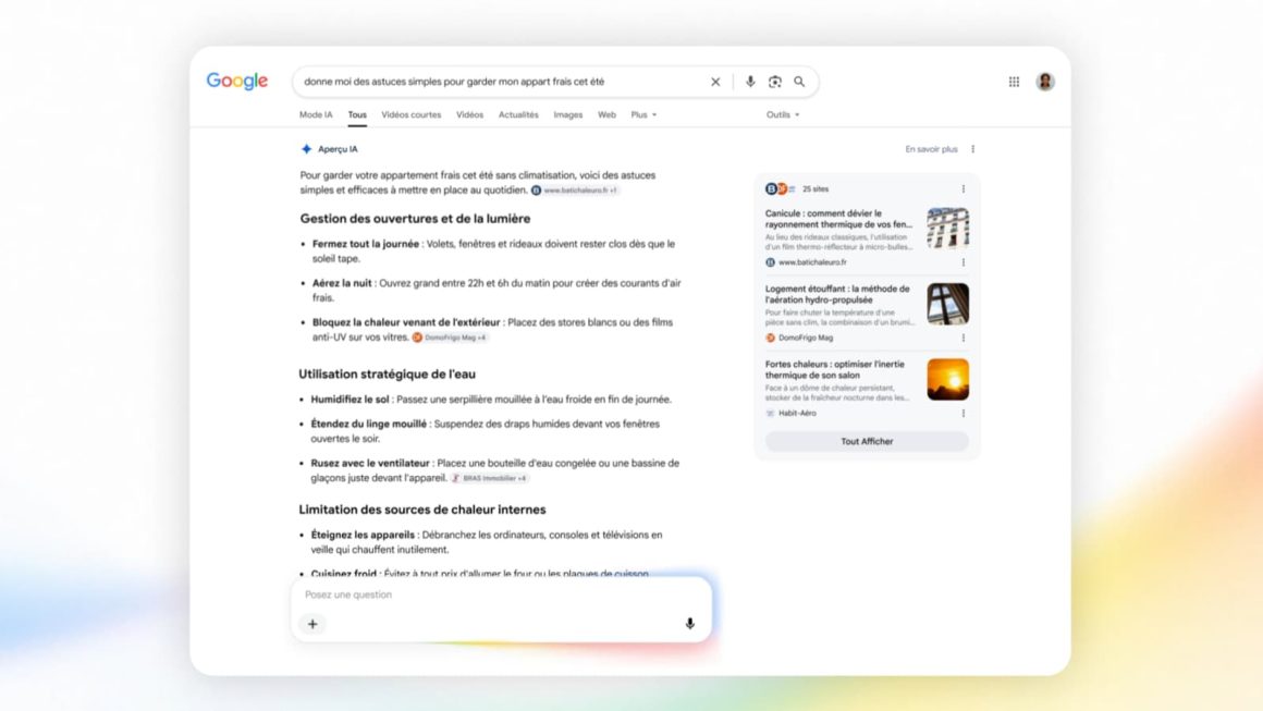 3393be69-a844-4643-8b2d-f35db99e7b2a Comment désactiver les Aperçus IA de Google sur différents navigateurs