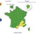 Vigilance jaune canicule dans le sud-est de la France