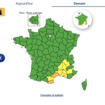 37a35b89-ecd0-46b1-9850-38d38e27fdcd Vigilance jaune canicule dans le sud-est de la France