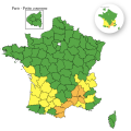 Vigilance jaune canicule dans le sud de la France