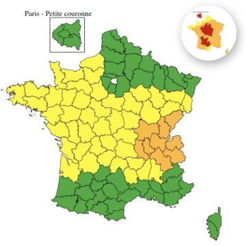 Alerte Météo : Vigilance Jaune pour 45 Départements