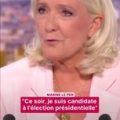 Marine Le Pen annonce sa candidature à la présidentielle