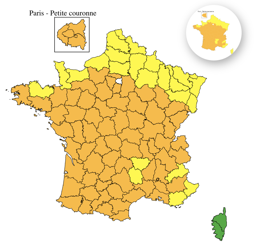 6b77190e-9d76-4bf8-bb27-b155de8c35c9 22 départements en vigilance jaune pour risque de canicule