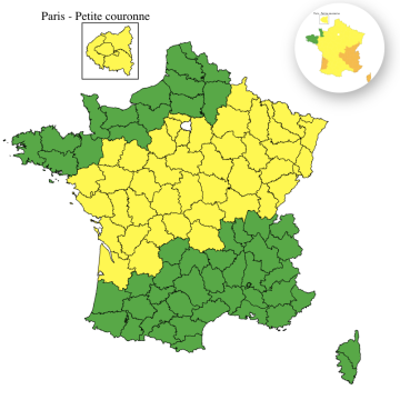 Météo-France émet une alerte aux orages pour 48 départements