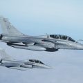 Survol Symbolique de Paris par Deux Rafale pour les 250 Ans de l’Indépendance Américaine