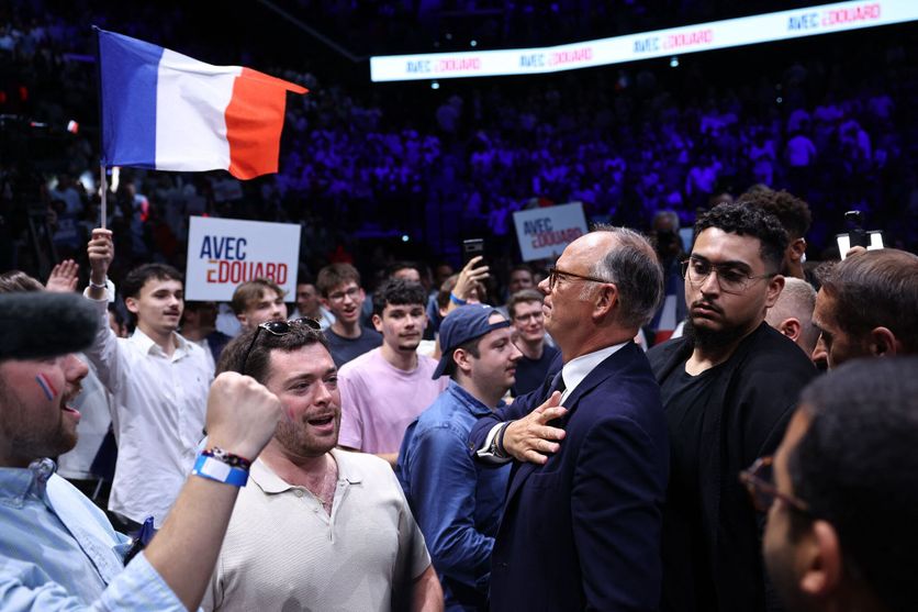 FRANCE-POLITICS-ELECTION-PARTIES-HORIZONS Édouard Philippe lance sa campagne présidentielle