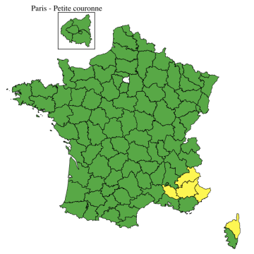 Alerte Orage : Vigilance Jaune pour Cinq Départements