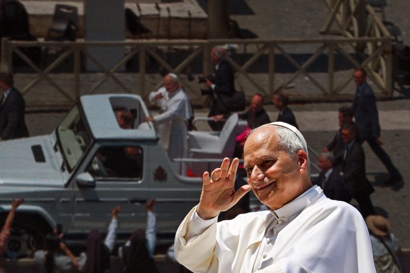 ITALY - POPE LEO XIV DURING HIS WEEKLY GENERAL AUDIENCE IN ST PETER S SQUARE AT THE VATICAN - 2026/6/17 Organisation de la Messe de Léon XIV à Paris