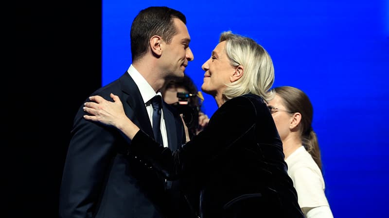 8b026f6a-4b8e-49f5-9eff-d1dc5225712a Marine Le Pen et Jordan Bardella à Liévin avant une décision cruciale