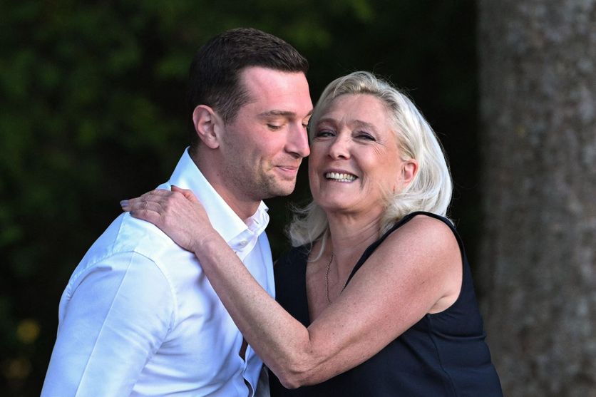 Rassemblement National rally in Lievin Marine Le Pen et Jordan Bardella : Une démonstration d’unité à Liévin