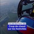 250 ans de l’indépendance des États-Unis : Les festivités perturbées par la chaleur