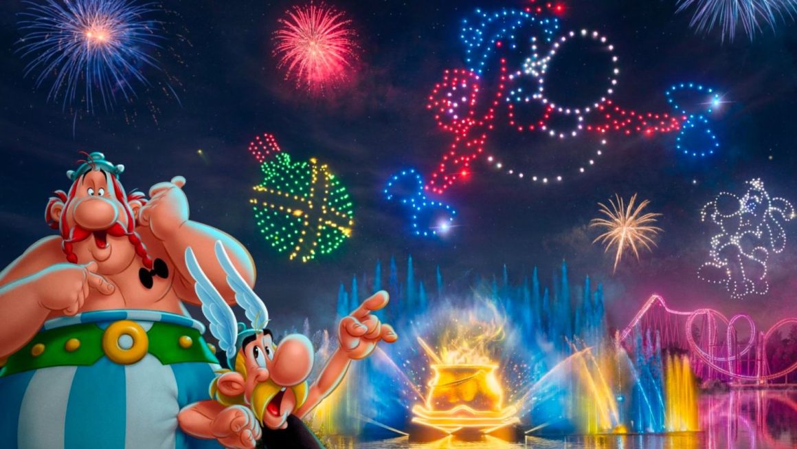 Nouveau spectacle de drones au Parc Astérix