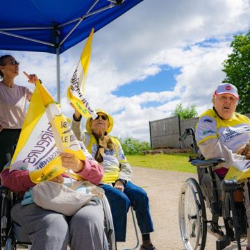 Les résidents de l’Ehpad Lépine Solidarités vivent leur propre Tour de France