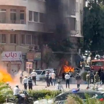 b6930438-eae3-47ad-baab-6cf0f93a213e Explosions à Damas lors de la visite d’Emmanuel Macron