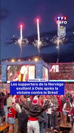 b6f1120d-00dc-4ad6-a2e9-b116dfe88a5e Les supporters norvégiens célèbrent la victoire contre le Brésil