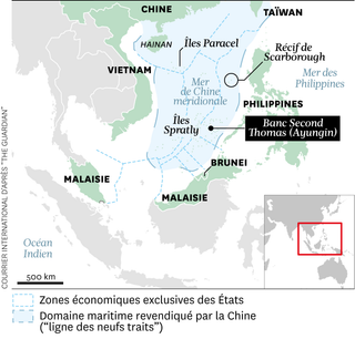 Les tensions persistent en mer de Chine méridionale entre la Chine et les Philippines