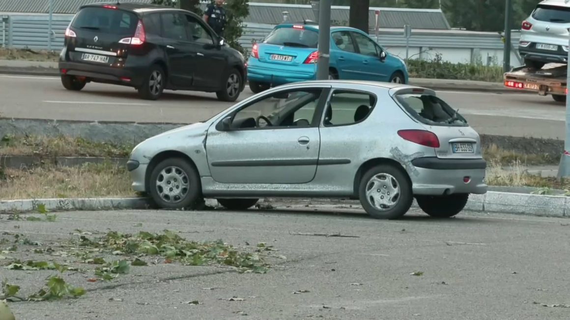 Les violents orages après la canicule en France