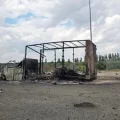Décombres et tensions en Ukraine suite à une attaque