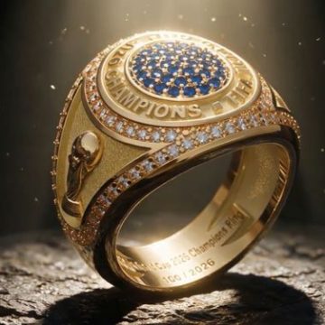 Des bagues commémoratives pour les champions du monde de football