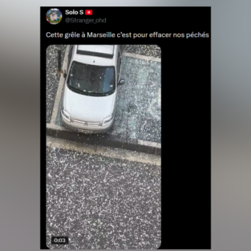 Un épisode orageux intense frappe Marseille