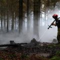 Incendie historique sur le plateau des Hautes-Fagnes en Belgique