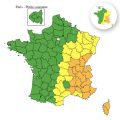 Vingt départements en vigilance orange pour canicule en France