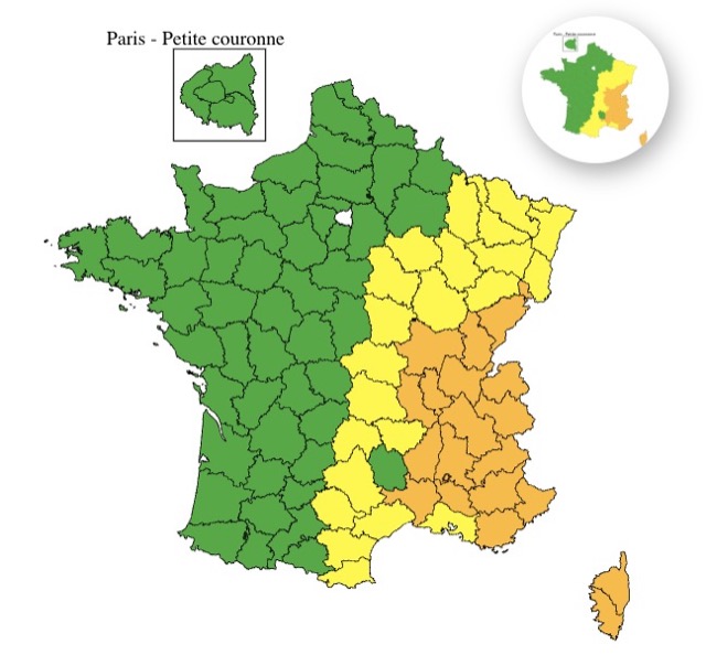 12dad6f9-9086-47db-b2ce-ba754e976715 Vingt départements en vigilance orange pour canicule en France