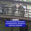 États-Unis : Effondrement d&rsquo;une terrasse et policiers blessés