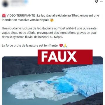 Faux contenus viraux autour des inondations au Népal