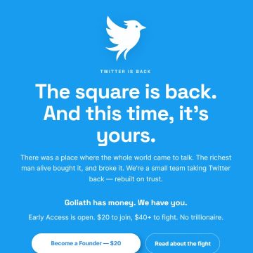 L&rsquo;opération Bluebird et le lancement de Twitter.now