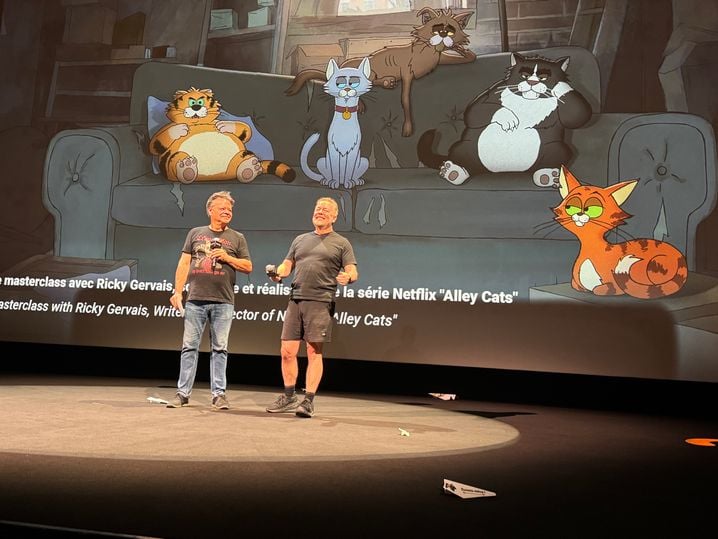 491c6378-c69b-4246-84f3-d00264670247 Découvrez Alley Cats: la nouvelle série de Ricky Gervais sur Netflix