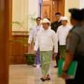 Diplomatie du président birman en Thaïlande