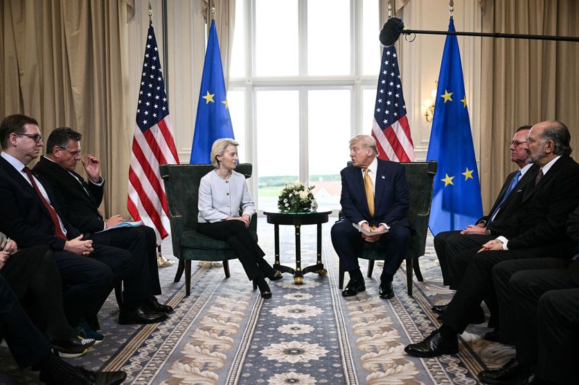 BRITAIN-SCOTLAND-US-EU-TRUMP Le mystère Ursula von der Leyen