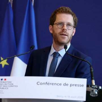 FRANCE-POLITICS-GOVERNMENT-CYBER-CRIME Conférence de presse suite à une cyberattaque visant Bercy
