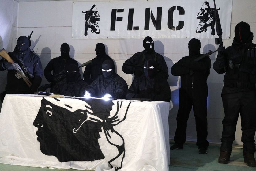 FRANCE-CORSICA-FLNC Le FLNC dénonce un projet de loi lors d’une conférence clandestine