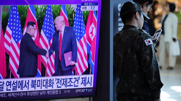 8bf10b5a-ca13-4595-8637-5c754b67e6c7 Donald Trump évoque un possible sommet avec Kim Jong-un