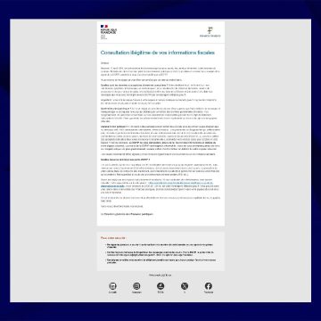 Conséquences du piratage des Finances publiques : informations et mesures