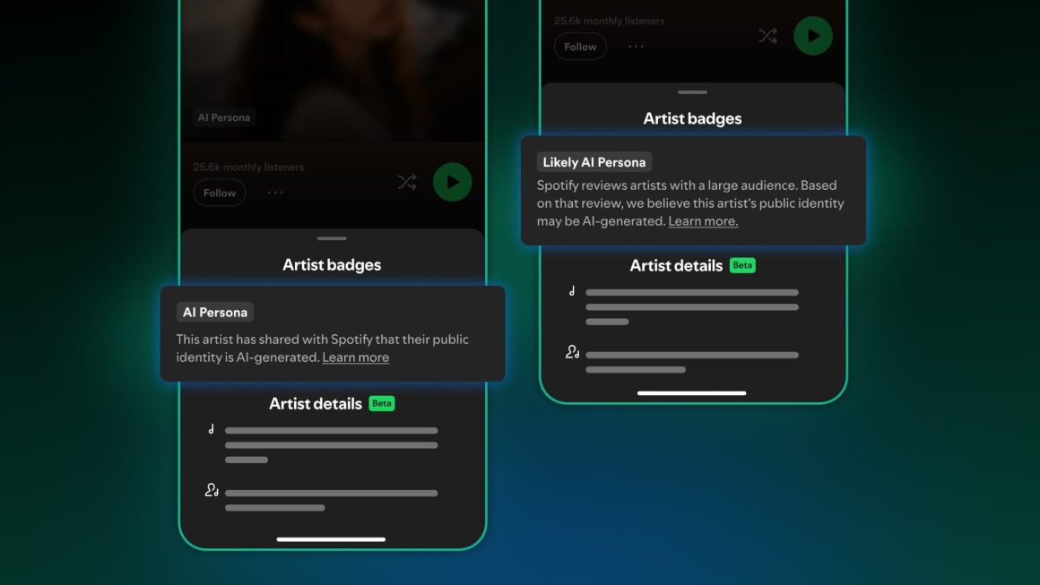 Spotify introduit le label « AI Persona » pour encadrer les artistes IA