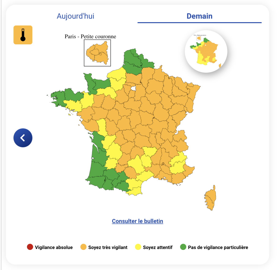 Alerte Canicule et Orages : 64 Départements en Vigilance Orange