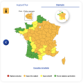Alerte Canicule et Orages : 64 Départements en Vigilance Orange