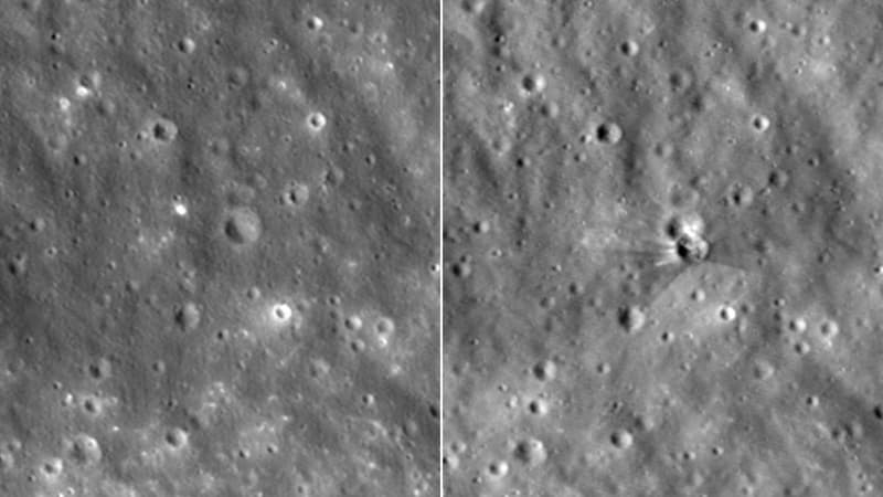 a6469670-3d07-4155-8f24-168c38af9c6b Images de la Nasa du cratère sur la Lune créé par Falcon 9