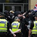 Manifestations anti-migrants à Thetford