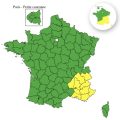 Alerte météo: dix départements en vigilance jaune pour pluie-inondation