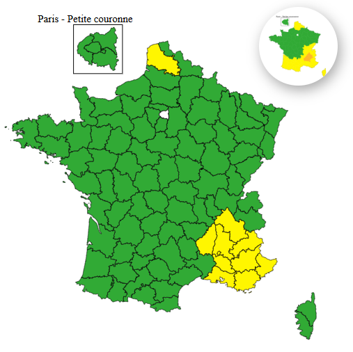 c2cc85d1-dbb7-479f-ba45-70fc3ef6513e Dix départements en vigilance jaune pour pluie-inondation
