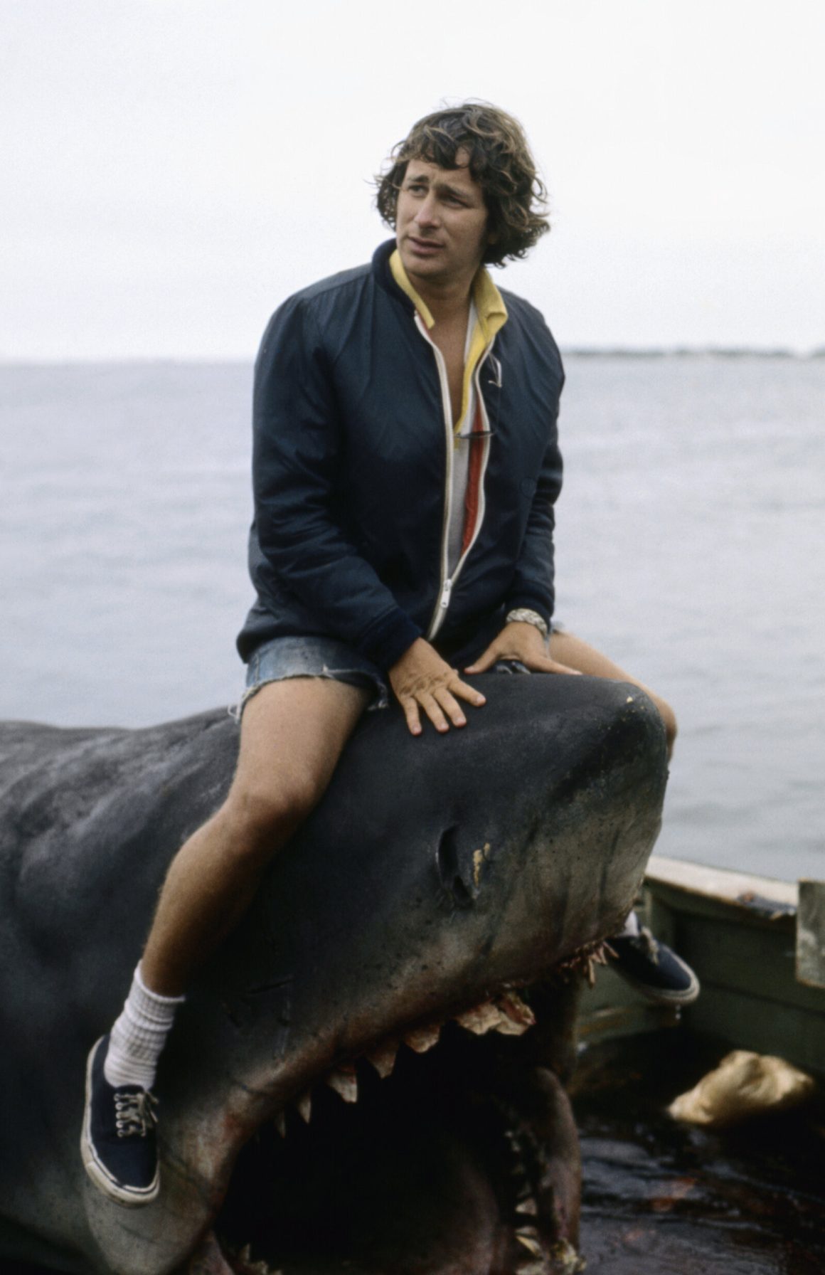On the set of Jaws Spielberg, le spectacle d’une vie