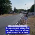 Accueil triomphal des pompiers en Gironde : Une lutte déterminée contre les incendies