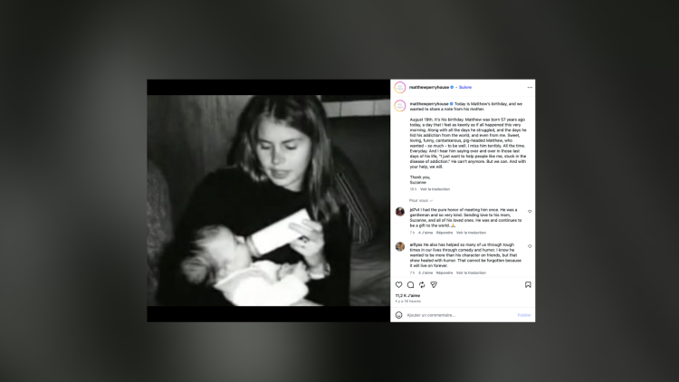 f85e0a3f-0f63-4d75-9217-186d2088bc2a Hommage à Matthew Perry : Continuer le Combat Contre l’Addiction