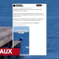 Un robot de livraison autonome plonge dans l&rsquo;eau: une vidéo générée par IA