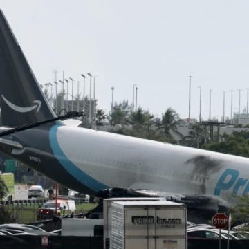 Incendie d&rsquo;un avion-cargo d&rsquo;Amazon à Miami
